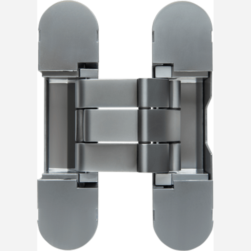 Скрытая петля прямого открывания для скрытого и компланарного короба матовый хром