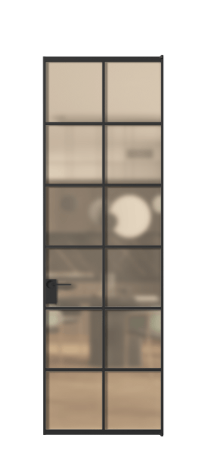 Алюминиевая дверь АЛПЛ040.05  Алюминий Черный Сатинированное оранжевое стекло, триплекс, 6мм. Без короба чер Цена 117290 Стоимость комплекта двери включает: 
1. Полотно (600/650/700/750/800/850/900/950*2000-2400 мм).
2. Короб
3. Комплект фурнитуры (2 торцевые петли и магнитный замок с ответной планкой). Фабрика дверей Волховец 8 (800) 551 43 19  Алюминиевая дверь АЛПЛ040.05 Алюминий Черный Сатинированное оранжевое стекло, триплекс, 6мм Цена 117290  | Volhovec