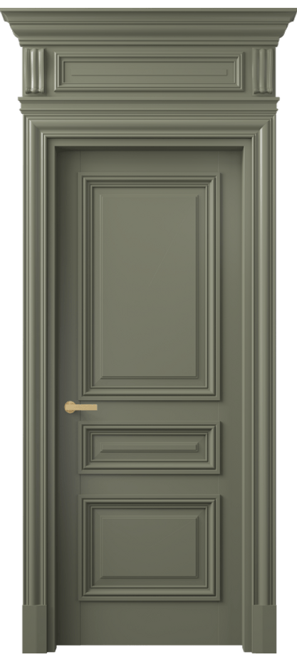Межкомнатная дверь Антик 7305 Матовый оливковый тёмный  Цена 165459 ₽ | Volhovec