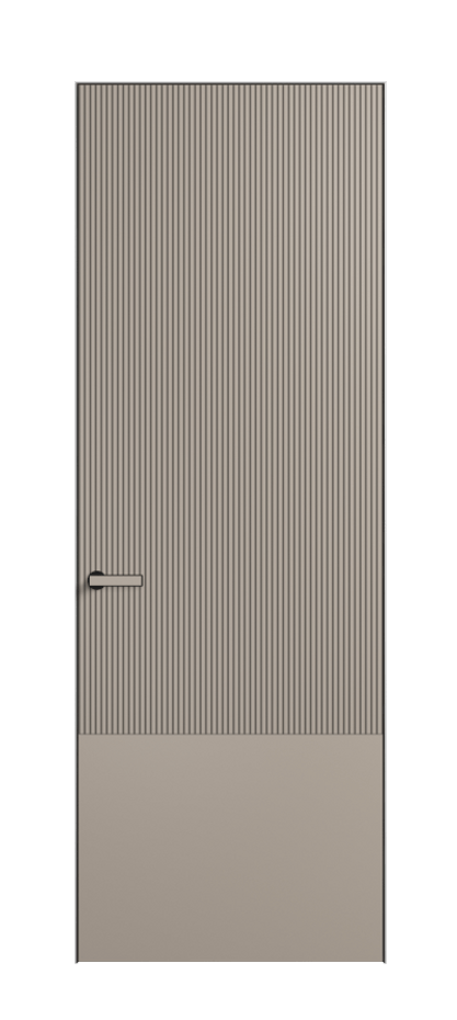 Дверь межкомнатная Velvet АКП 8203 Матовый бисквитный. Скрытый короб Черный Цена 53351 . Фабрика дверей Волховец 8 (800) 551 43 19 Межкомнатная дверь Velvet АКП 8203 Матовый бисквитный. Цена 53351  | Volhovec