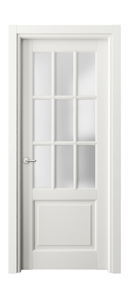 Межкомнатная дверь Toscana Grigliato 6312 Бук серый Сатинированное стекло Цена 86079 ₽ | Volhovec