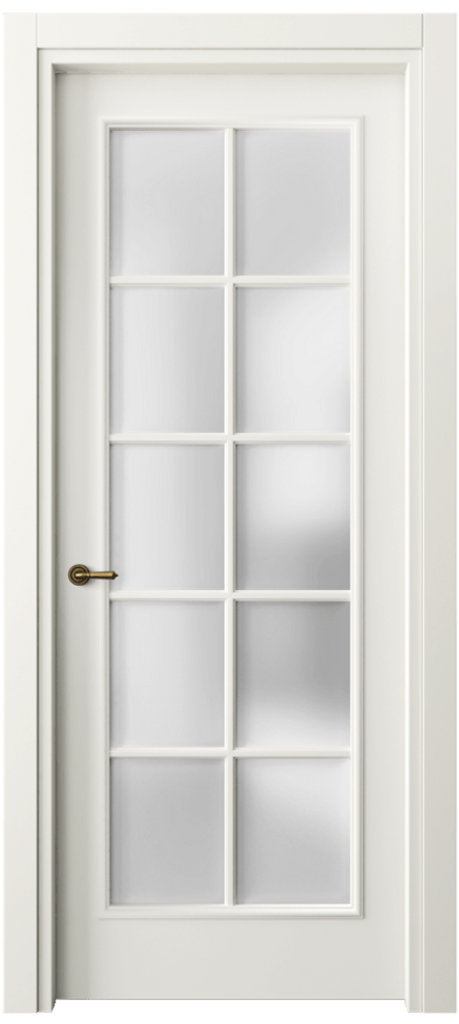 Дверь межкомнатная Paris 8102 Матовый жемчужный Сатинированное стекло Гладкий наличник МЖМ Цена 57919 ₽ Наличники уже входят в базовый комплект. Фабрика дверей Волховец 8 (800) 551 43 19 Межкомнатная дверь Paris 8102 Матовый жемчужный Сатинированное стекло Цена 57919 ₽| Volhovec