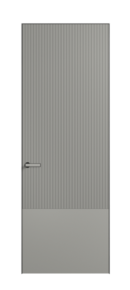 Межкомнатная дверь Вельвет 8203 Матовый нейтральный серый. Цена 66569  | Volhovec