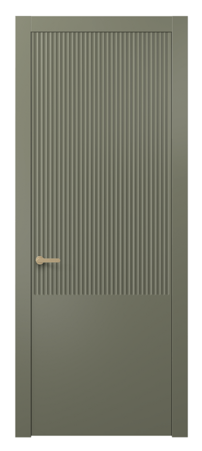 Межкомнатная дверь Alba 8646 Матовый оливковый тёмный  Цена 38399 ₽ | Volhovec
