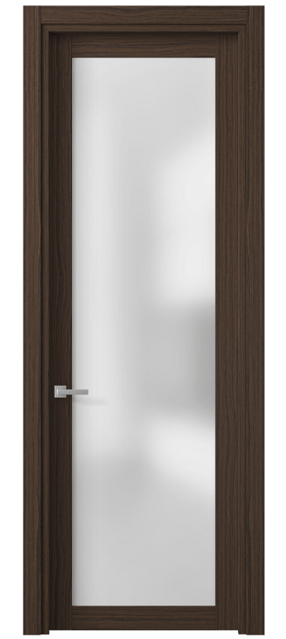 Межкомнатная дверь Планум 2102 Экзотик трюфельный матовый Сатинированное стекло Цена 64599 ₽ | Volhovec