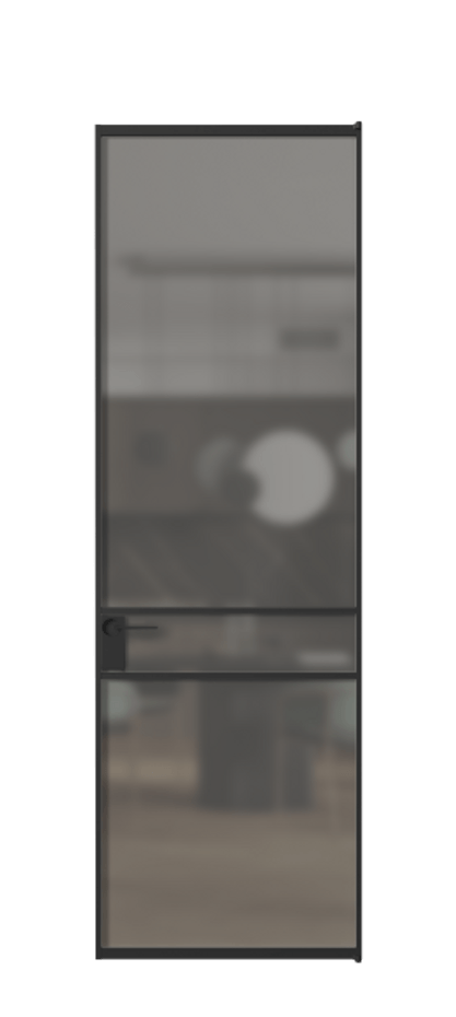 Алюминиевая дверь АЛПЛ040.02  Алюминий Черный Сатинированное серое стекло, триплекс, 6 мм. Без короба чер Цена 113130 Стоимость комплекта двери включает: 
1. Полотно (600/650/700/750/800/850/900/950*2000-2400 мм).
2. Короб
3. Комплект фурнитуры (2 торцевые петли и магнитный замок с ответной планкой). Фабрика дверей Волховец 8 (800) 551 43 19  Алюминиевая дверь АЛПЛ040.02 Алюминий Черный Сатинированное серое стекло, триплекс, 6 мм Цена 113130  | Volhovec