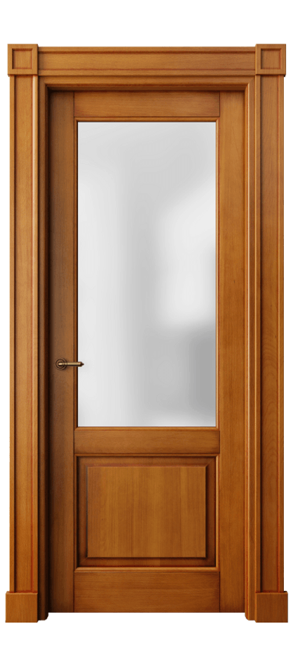 Межкомнатная дверь Toscana Plano 6302 Бук светлый с патиной Сатинированное стекло Цена 140919 ₽ | Volhovec