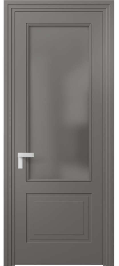 Дверь межкомнатная Rocca 8352 Матовый классический серый Сатинированное серое стекло, триплекс, 8 мм Фигурный наличник МКЛС Цена 62319 ₽ Наличники уже входят в базовый комплект. Фабрика дверей Волховец 8 (800) 551 43 19 Межкомнатная дверь Rocca 8352 Матовый классический серый Сатинированное серое стекло, триплекс, 8 мм Цена 62319 ₽ | Volhovec