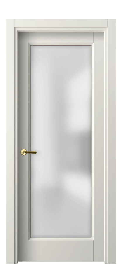 Межкомнатная дверь Галант 1402 Матовый жемчужный Сатинированное стекло Цена 54599 ₽ | Volhovec