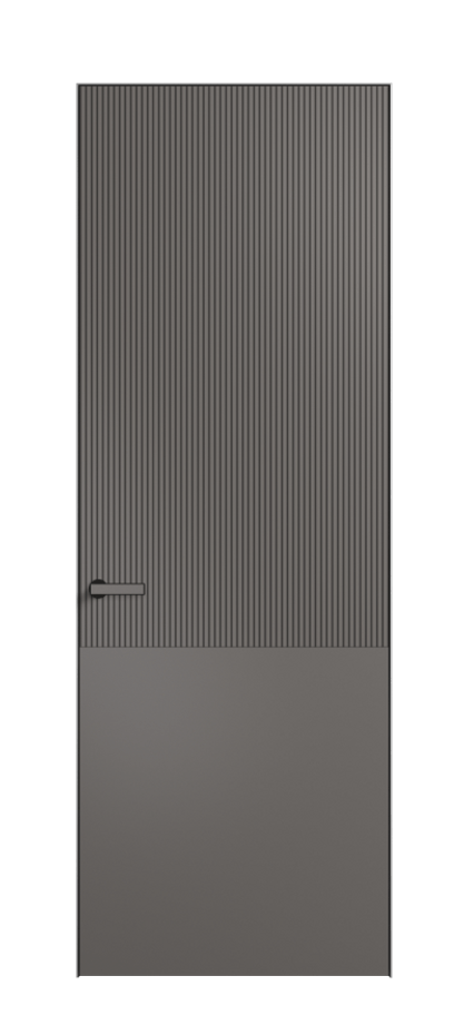 Дверь межкомнатная Velvet 8205 Матовый классический серый. Скрытый короб Черный Цена 48951 . Фабрика дверей Волховец 8 (800) 551 43 19 Межкомнатная дверь Velvet 8205 Матовый классический серый. Цена 48951  | Volhovec