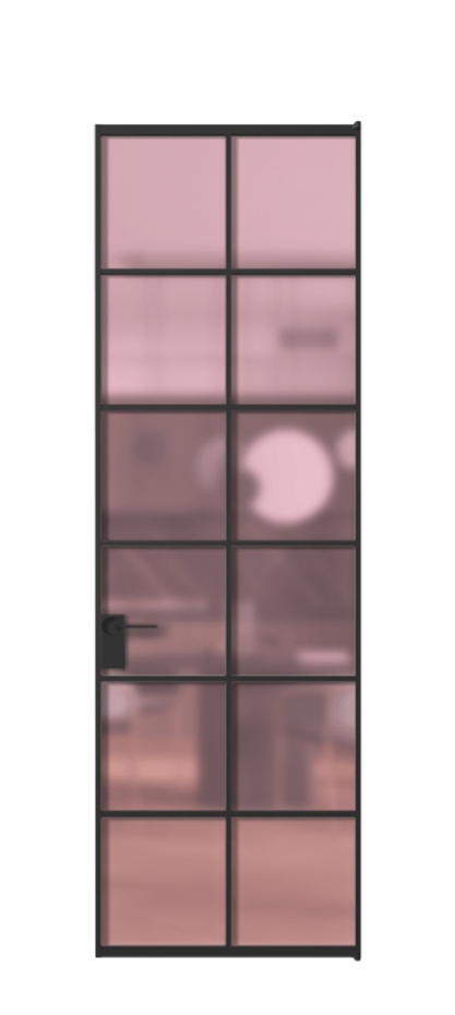 Алюминиевая дверь АЛПЛ040.05  Алюминий Черный Сатинированное розовое стекло, триплекс, 6мм. Без короба чер Цена 117290 Стоимость комплекта двери включает: 
1. Полотно (600/650/700/750/800/850/900/950*2000-2400 мм).
2. Короб
3. Комплект фурнитуры (2 торцевые петли и магнитный замок с ответной планкой). Фабрика дверей Волховец 8 (800) 551 43 19  Алюминиевая дверь АЛПЛ040.05 Алюминий Черный Сатинированное розовое стекло, триплекс, 6мм Цена 117290  | Volhovec