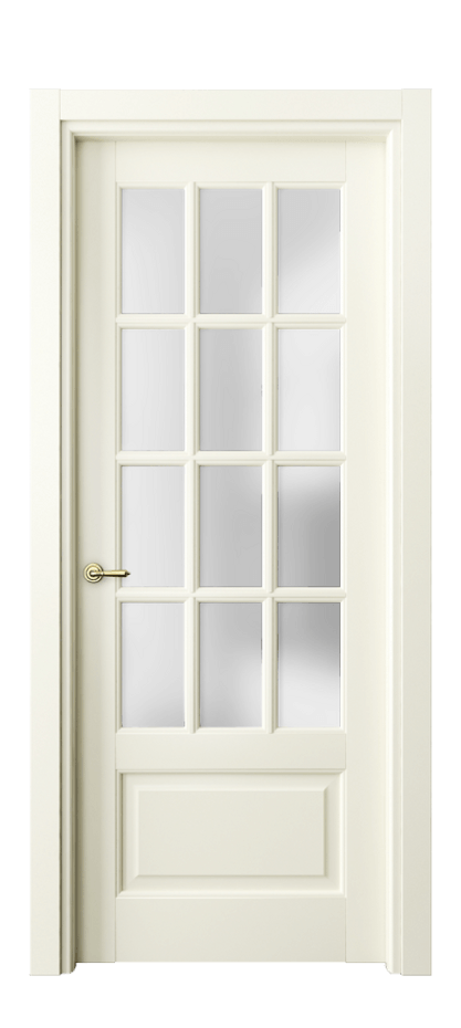 Межкомнатная дверь Тоскана Грильято 6313 Матовый молочно-белый Сатинированное стекло Цена 111899 ₽ | Volhovec