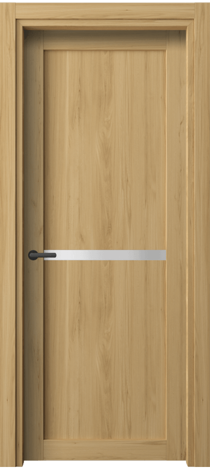 Межкомнатная дверь Нео 2112 Солнечный вяз Сатинированное стекло Цена 28779 ₽ | Volhovec
