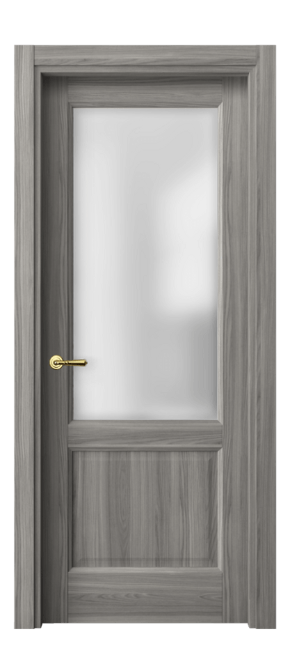 Межкомнатная дверь Галант 1422 Имбирный ясень Сатинированное стекло Цена 30374 ₽ | Volhovec