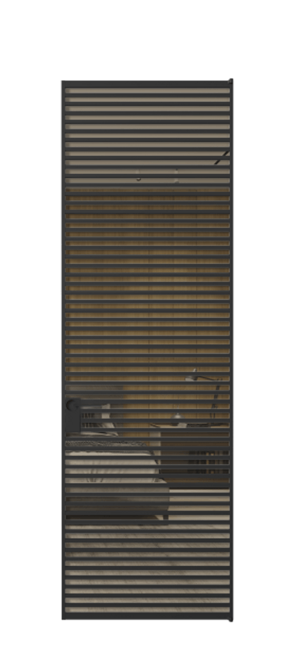 Алюминиевая дверь АЛПЛ040.07  Алюминий Черный Рефлективное бронзовое стекло "Stopsol", калёное, 6 мм. Без короба чер Цена 216990 Стоимость комплекта двери включает: 
1. Полотно (600/650/700/750/800/850/900/950*2000-2400 мм).
2. Короб
3. Комплект фурнитуры (2 торцевые петли и магнитный замок с ответной планкой). Фабрика дверей Волховец 8 (800) 551 43 19  Алюминиевая дверь АЛПЛ040.07 Алюминий Черный Рефлективное бронзовое стекло "Stopsol", калёное, 6 мм Цена 216990  | Volhovec