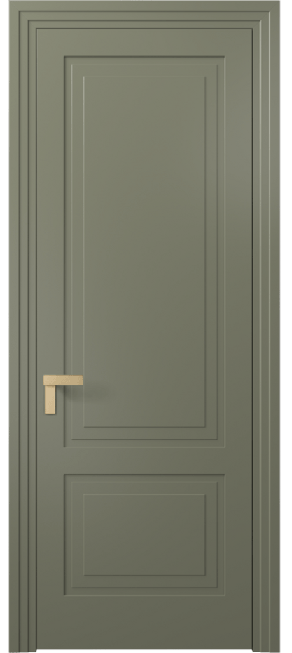 Дверь межкомнатная Rocca 8351 Матовый оливковый тёмный  Фигурный наличник МОТ Цена 59999 ₽ Наличники уже входят в базовый комплект. Фабрика дверей Волховец 8 (800) 551 43 19 Межкомнатная дверь Rocca 8351 Матовый оливковый тёмный  Цена 59999 ₽ | Volhovec