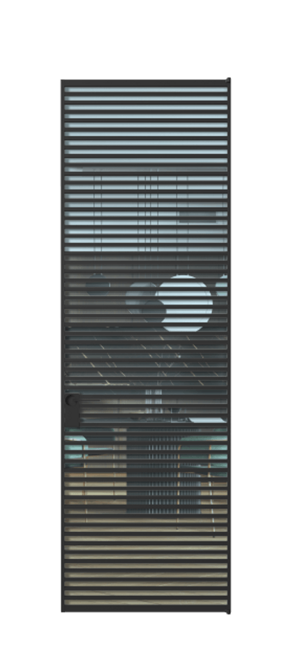 Алюминиевая дверь АЛПЛ040.07  Алюминий Черный Прозрачное голубое стекло, триплекс, 6мм. Без короба чер Цена 175610 Стоимость комплекта двери включает: 
1. Полотно (600/650/700/750/800/850/900/950*2000-2400 мм).
2. Короб
3. Комплект фурнитуры (2 торцевые петли и магнитный замок с ответной планкой). Фабрика дверей Волховец 8 (800) 551 43 19  Алюминиевая дверь АЛПЛ040.07 Алюминий Черный Прозрачное голубое стекло, триплекс, 6мм Цена 175610  | Volhovec