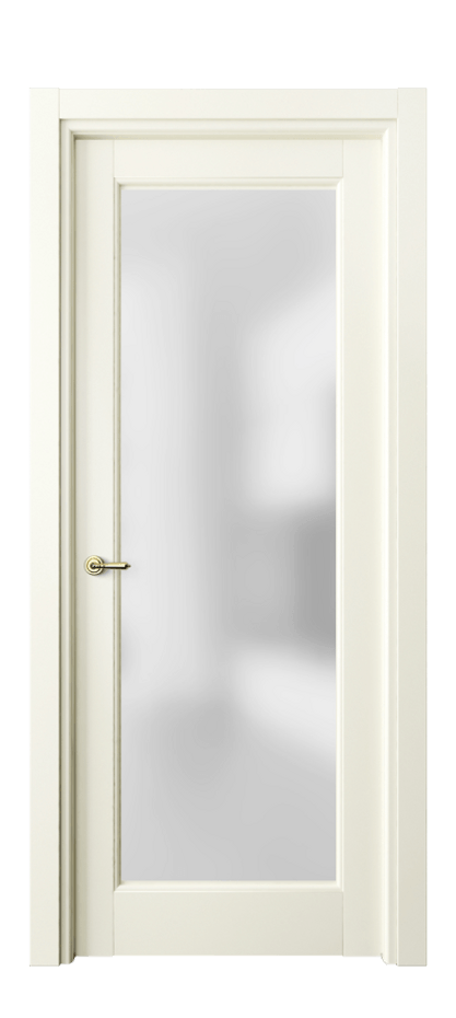 Межкомнатная дверь Тоскана Литера 6300 Матовый молочно-белый Сатинированное стекло Цена 92299 ₽ | Volhovec