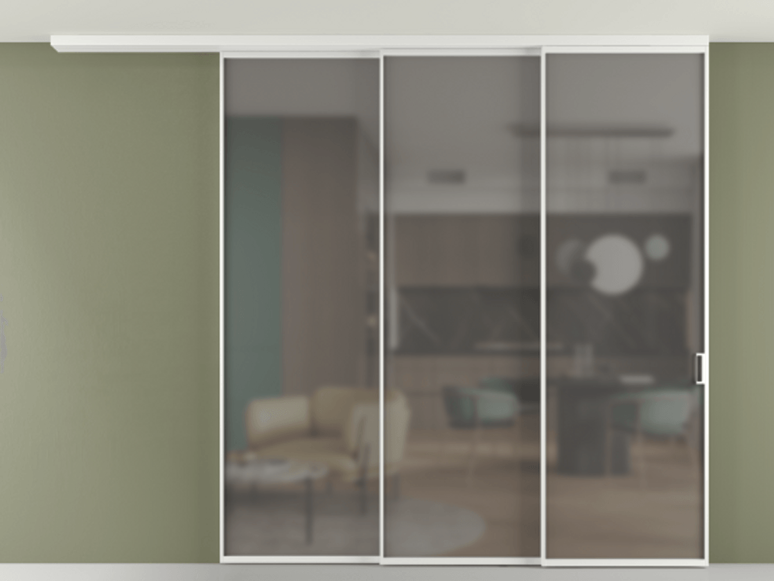 Перегородка Formato вдоль стены на потолок телескопик синхро 3 #VENDORCODE# #FURNISH# #GLASS# Цена #PRICE# #CURRENCY# | Volhovec