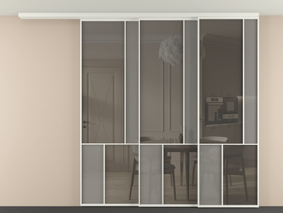 Алюминевая перегородка vdt3_1 Алюминий светло-серый Серый сатин матовое + Серый прозрачное. Цвет Алюминий светло-серый. Материал Алюминий в эмали. Коллекция New Перегородка Mosaic вдоль стены телескопик синхро 3. Фото. Алюминевая перегородка vdt3_1 Алюминий светло-серый Серый сатин матовое + Серый прозрачное. Цвет Алюминий светло-серый. Материал Алюминий в эмали. Коллекция New Перегородка Mosaic вдоль стены телескопик синхро 3. Картинка.