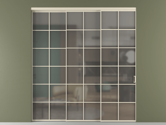 Алюминевая перегородка vn3_05_ Алюминий бежево-серый Серый сатин матовое. Цвет Алюминий бежево-серый. Материал Алюминий в эмали. Коллекция Перегородка Formato внутри проёма 3 створки с синхронным механизмом. Фото. Алюминевая перегородка vn3_05_ Алюминий бежево-серый Серый сатин матовое. Цвет Алюминий бежево-серый. Материал Алюминий в эмали. Коллекция Перегородка Formato внутри проёма 3 створки с синхронным механизмом. Картинка.