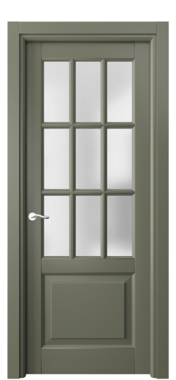 Межкомнатная дверь 0748 МОТ САТ. Цвет Матовый оливковый тёмный. Материал Гладкая эмаль. Коллекция Лигнум. Фото. Дверь межкомнатная 0748 МОТ САТ. Цвет Матовый оливковый тёмный. Материал Гладкая эмаль. Коллекция Лигнум. Картинка.