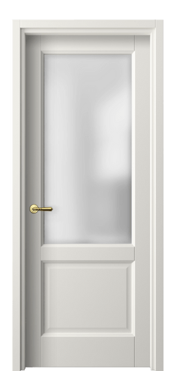 Дверь межкомнатная 1422 СТБЛ САТ. Цвет Софт-тач белоснежный. Материал Полипропилен. Коллекция Galant. Картинка.