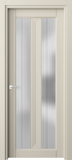 Дверь межкомнатная 6122 ДБСР ДОЖДЬ. Цвет Дуб бежево-серый. Материал Массив дуба эмаль. Коллекция Ego. Картинка.