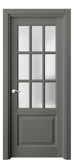 Межкомнатная дверь 0748 МКЛС САТ. Цвет Матовый классический серый. Материал Гладкая эмаль. Коллекция Лигнум. Фото. Дверь межкомнатная 0748 МКЛС САТ. Цвет Матовый классический серый. Материал Гладкая эмаль. Коллекция Лигнум. Картинка.