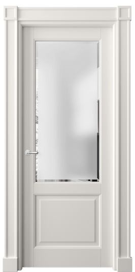 Межкомнатная дверь 6302 МПБЛ САТ-Ф. Цвет Матовый пудровый белый. Материал Гладкая эмаль. Коллекция Тоскана Плано. Фото. Дверь межкомнатная 6302 МПБЛ САТ-Ф. Цвет Матовый пудровый белый. Материал Гладкая эмаль. Коллекция Тоскана Плано. Картинка.