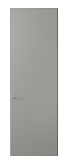 Дверь межкомнатная ПУ 0010 - planum МНСР Матовый нейтральный серый. Цвет Матовый нейтральный серый. Материал Гладкая эмаль. Коллекция Планум. Картинка.