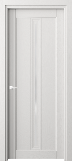 Дверь межкомнатная 6123 ДССР САТ. Цвет Дуб светло-серый. Материал Массив дуба эмаль. Коллекция Ego. Картинка.