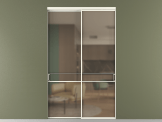 Алюминевая перегородка АЛПР 040.02_АЖМ_Бронза сатин триплекс_new. Цвет Алюминий жемчужный. Материал Алюминий в эмали. Коллекция Перегородка Формато внутри проёма 2 створки. Фото. Алюминевая перегородка АЛПР 040.02_АЖМ_Бронза сатин триплекс_new. Цвет Алюминий жемчужный. Материал Алюминий в эмали. Коллекция Перегородка Формато внутри проёма 2 створки. Картинка.