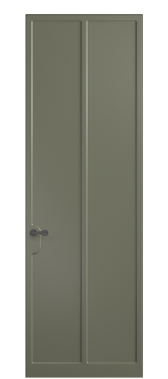 Дверь межкомнатная 7511 МОТ. Цвет Матовый оливковый тёмный. Материал Гладкая эмаль. Коллекция Softform. Картинка.