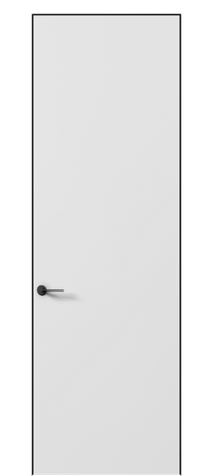 Дверь межкомнатная 0010 БШ Белый шёлк. Цвет Белый шёлк. Материал Ciplex ламинатин. Коллекция Planum Pro. Картинка.