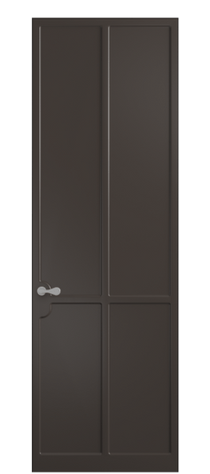 Дверь межкомнатная 7531 МАН. Цвет Матовый антрацит. Материал Гладкая эмаль. Коллекция Softform. Картинка.