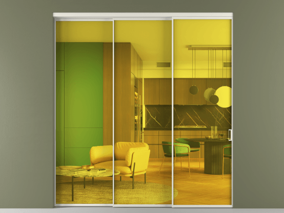 Алюминевая перегородка АЛПР 040.01_БЕЛ_ПРОЗ ЖЕЛ_new. Цвет Алюминий Белый. Материал Алюминий. Коллекция Перегородка Formato внутри проёма 3 створки с синхронным механизмом. Фото. Алюминевая перегородка АЛПР 040.01_БЕЛ_ПРОЗ ЖЕЛ_new. Цвет Алюминий Белый. Материал Алюминий. Коллекция Перегородка Formato внутри проёма 3 створки с синхронным механизмом. Картинка.