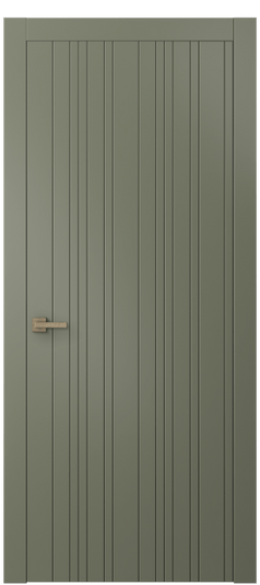 Дверь межкомнатная АКП 8051 МОТ Матовый оливковый тёмный. Цвет Матовый оливковый тёмный. Материал Гладкая эмаль. Коллекция Линия. Картинка.