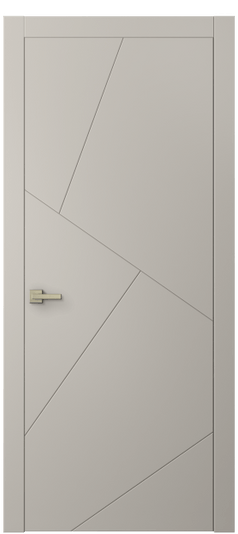 Дверь межкомнатная 8058 МСБЖ. Цвет Матовый светло-бежевый. Материал Гладкая эмаль. Коллекция Линия. Картинка.
