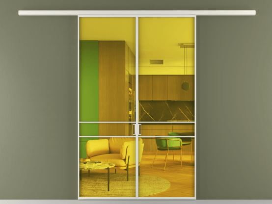 Алюминевая перегородка АЛПР 040.02_БЕЛ_ПРОЗ ЖЕЛ_new. Цвет Алюминий Белый. Материал Алюминий. Коллекция Перегородка Formato вдоль стены 2 створки. Фото. Алюминевая перегородка АЛПР 040.02_БЕЛ_ПРОЗ ЖЕЛ_new. Цвет Алюминий Белый. Материал Алюминий. Коллекция Перегородка Formato вдоль стены 2 створки. Картинка.