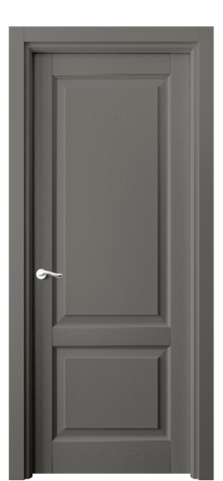 Дверь межкомнатная 0741 ДКЛС. Цвет Дуб классический серый. Материал Массив дуба эмаль. Коллекция Lignum. Картинка.