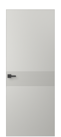 Дверь межкомнатная АКП 8041 МСР Матовый серый. Цвет Матовый серый. Материал Гладкая эмаль. Коллекция Linea. Картинка.