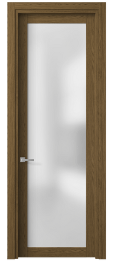 Дверь межкомнатная 2102 ТФД САТ. Цвет Торфяной дуб. Материал Ламинатин. Коллекция Planum. Картинка.