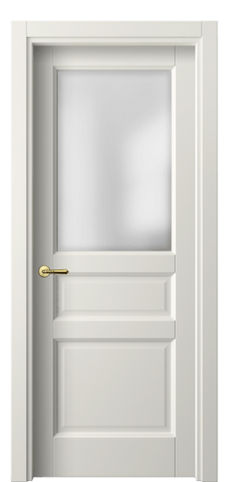 Дверь межкомнатная 1432 МЖМ САТ. Цвет Матовый жемчужный. Материал Гладкая эмаль. Коллекция Galant. Картинка.
