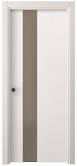 Дверь межкомнатная 4224 ПЭКС БР САТ. Цвет ПЭТ кремово-серый. Материал ПЭТ. Коллекция Freedom. Картинка.