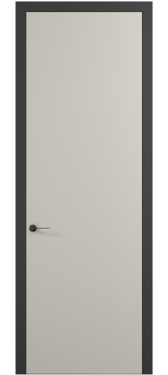 Дверь межкомнатная 0010 ПЭСС. Цвет ПЭТ светло-серый. Материал ПЭТ. Коллекция Планум Про. Картинка.
