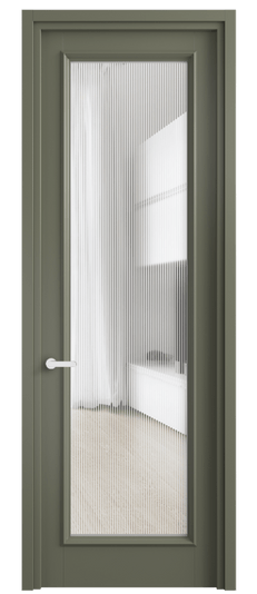 Дверь межкомнатная 6702 МОТ DUNE. Цвет Матовый оливковый тёмный. Материал Гладкая эмаль. Коллекция Шарм. Картинка.