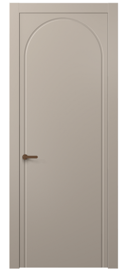 Дверь межкомнатная АКП 8647 МБСК. Цвет Матовый бисквитный. Материал Гладкая эмаль. Коллекция Alba. Картинка.