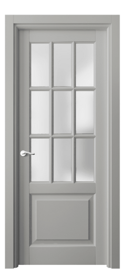 Межкомнатная дверь 0748 МНСР САТ. Цвет Матовый нейтральный серый. Материал Гладкая эмаль. Коллекция Лигнум. Фото. Дверь межкомнатная 0748 МНСР САТ. Цвет Матовый нейтральный серый. Материал Гладкая эмаль. Коллекция Лигнум. Картинка.