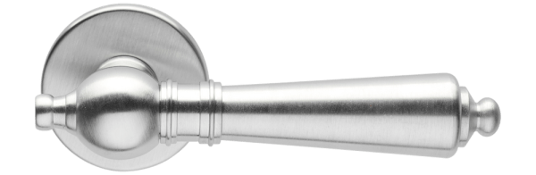 Ручки для дверей Ручка дверная Брюссель. Цвет Матовый хром. Коллекция Брюссель. Картинка.